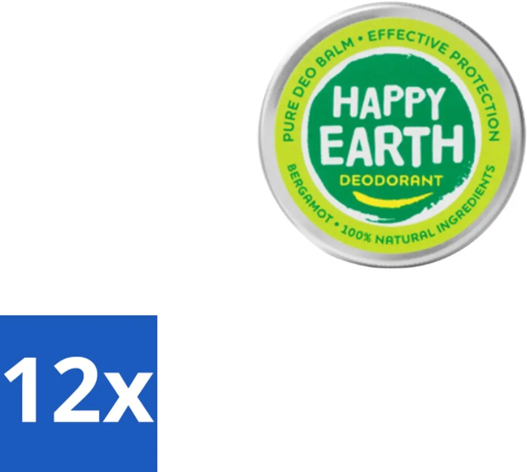 Happy Earth Deodorant Balm Bergamot 45g