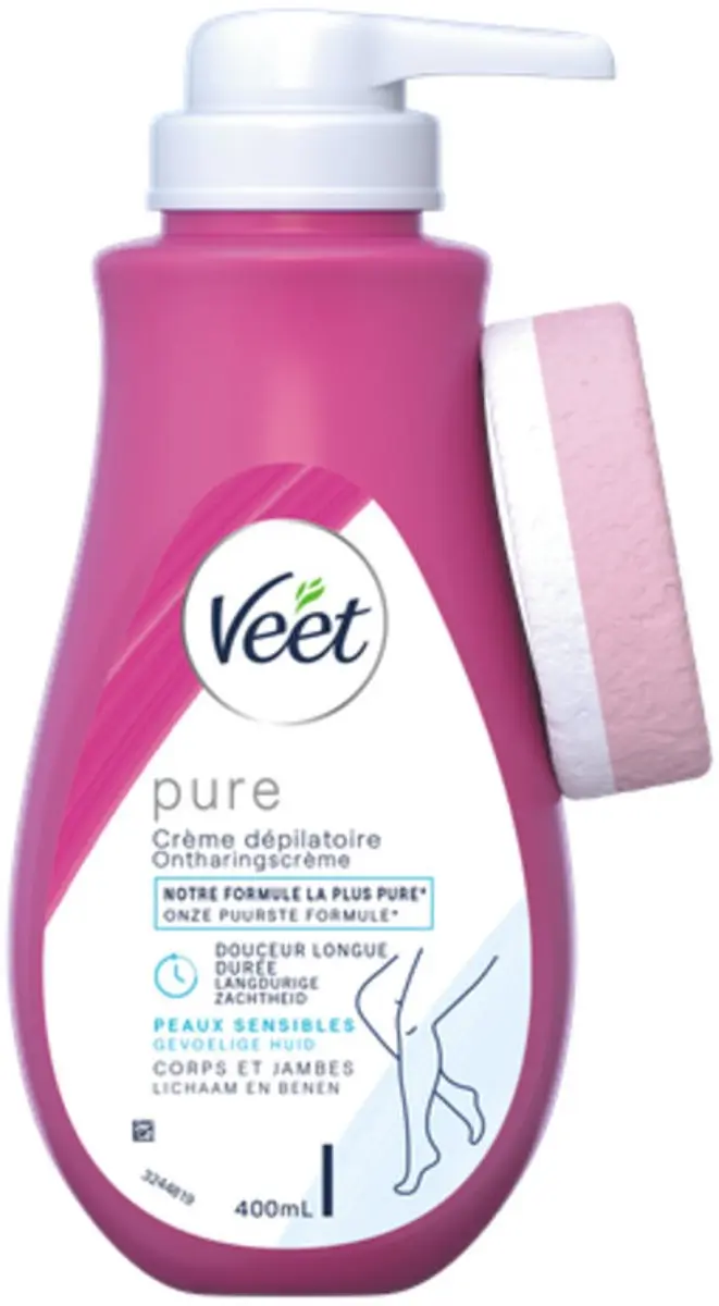 Veet Pure Ontharingscrème 400ml - 4 Stuks