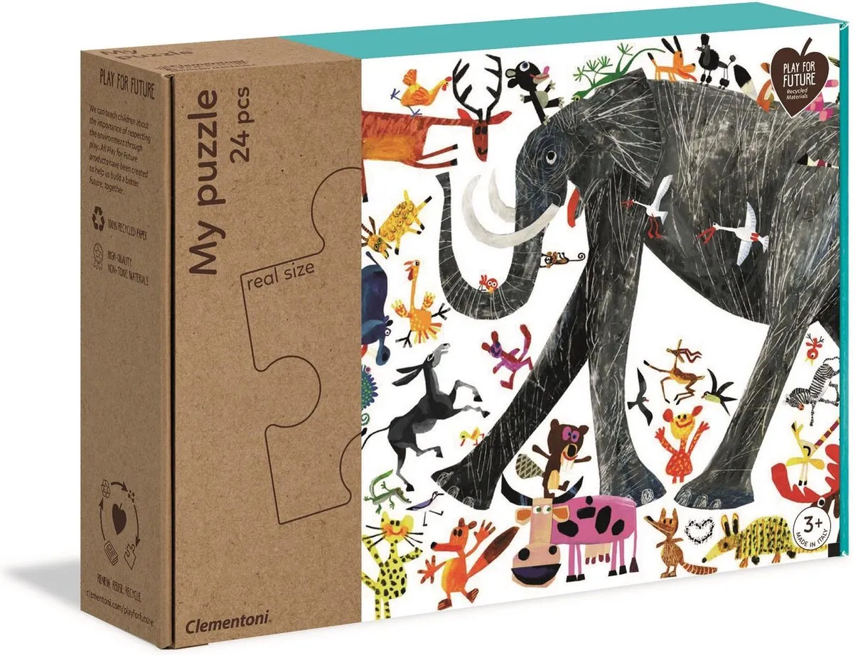 Clementoni Legpuzzel Eco Olifant 24 Stuks - MPN 16217