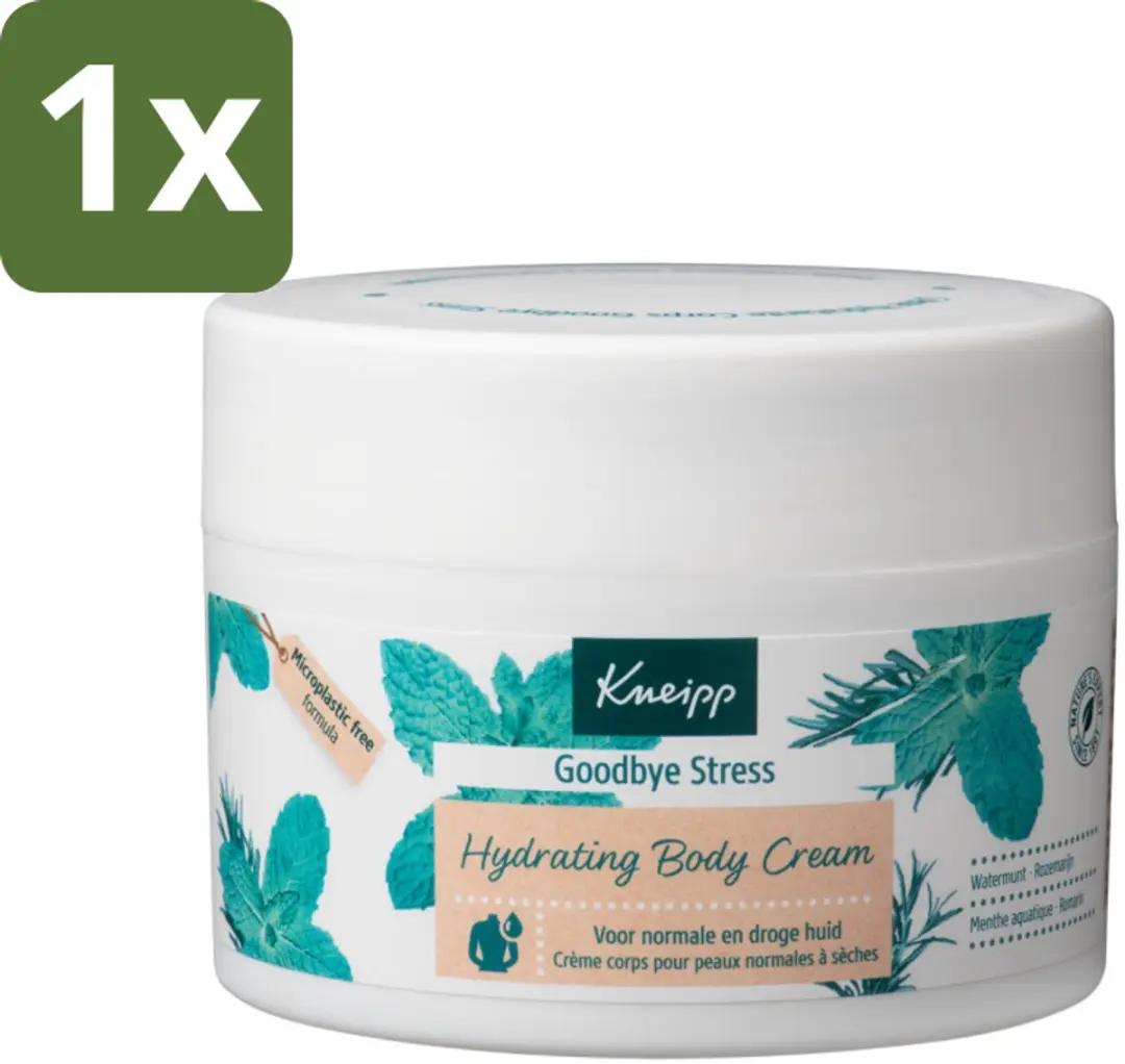 Kneipp Goodbye Stress Bodycrème Watermunt & Rozemarijn 200ml