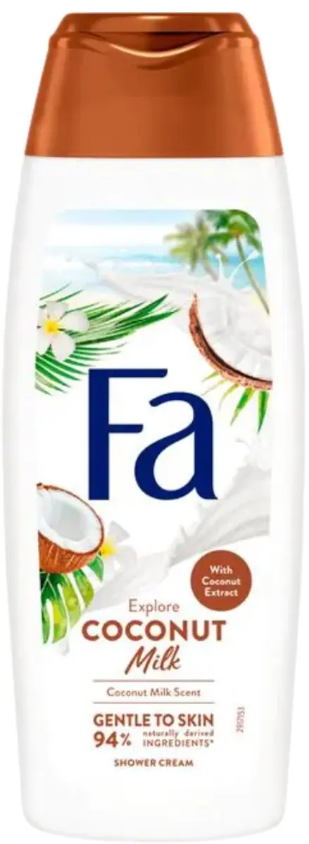 Fa Douchegel Kokosmelk 1000ml - 4 Stuks
