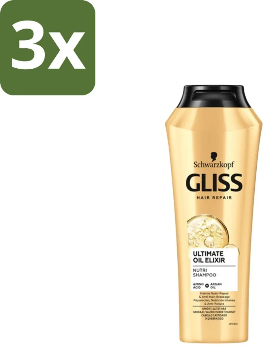 Gliss Kur Ultimate Oil Elixir Shampoo 250ml