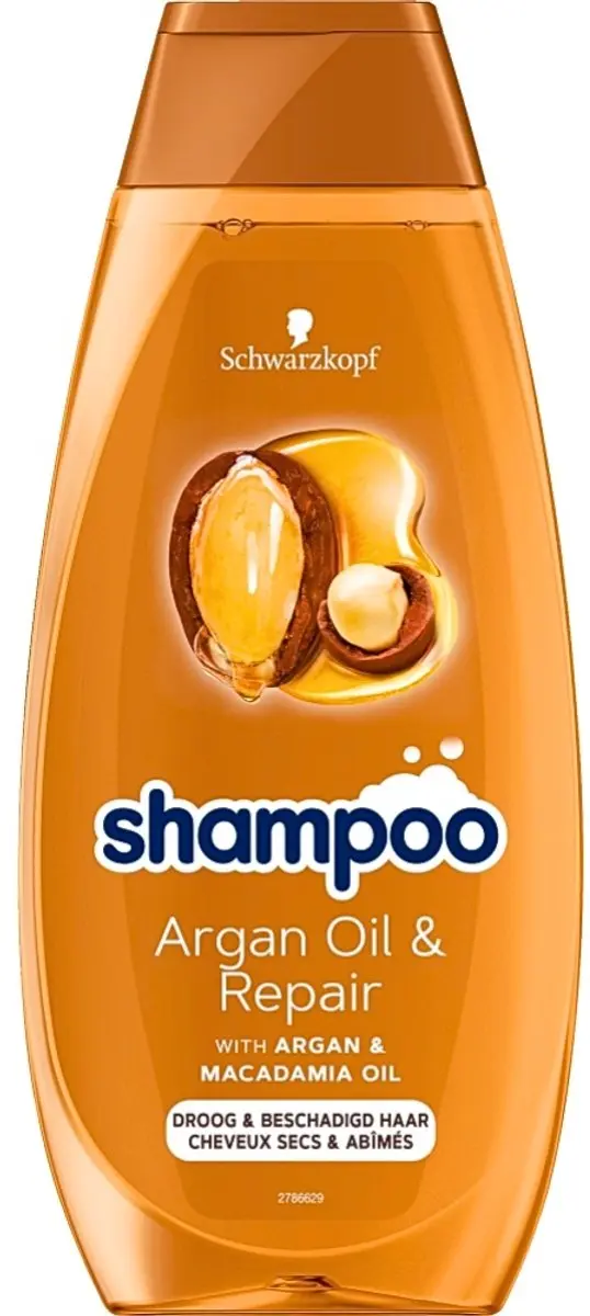 Schwarzkopf Shampoo Argan Oil & Repair 400ml - 7 Stuks