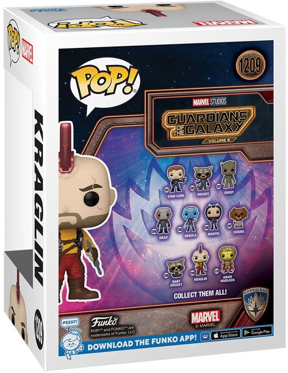 Funko POP! Marvel Kraglin - Guardians of the Galaxy - 9cm - Multicolor