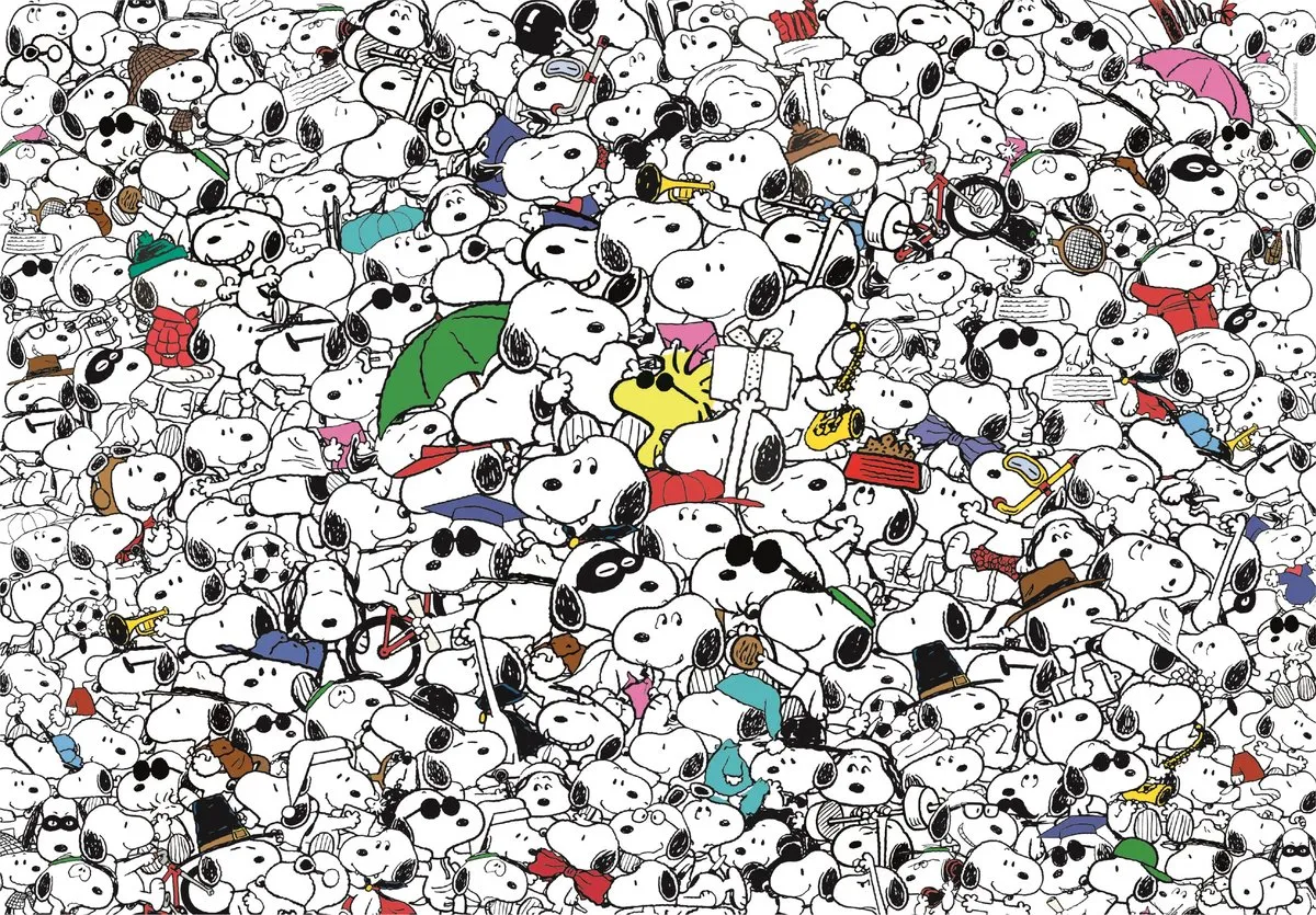 Clementoni Impossible Peanuts Puzzel 1000 Stuks - Multicolor
