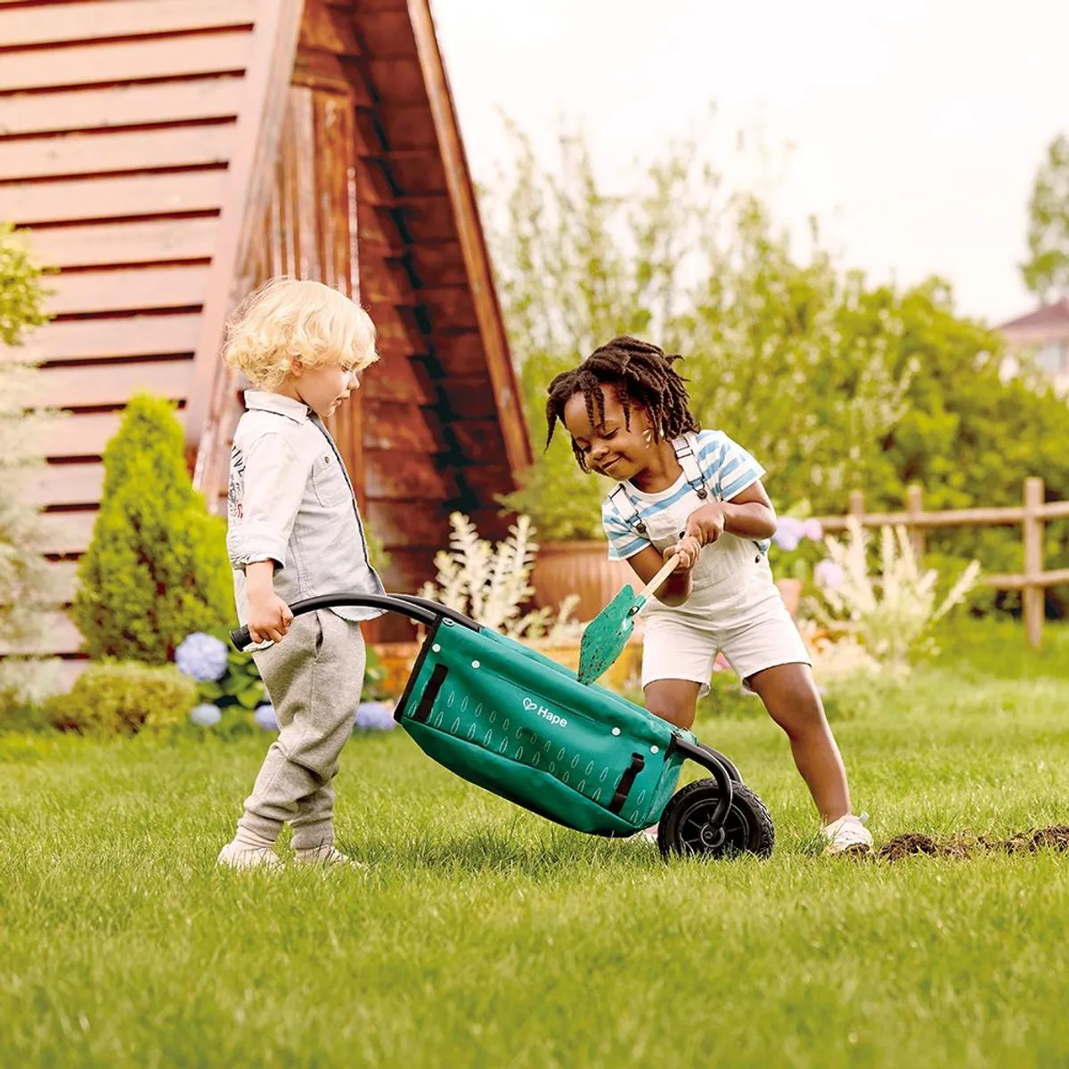 Hape Kruiwagen E5595 - Groen