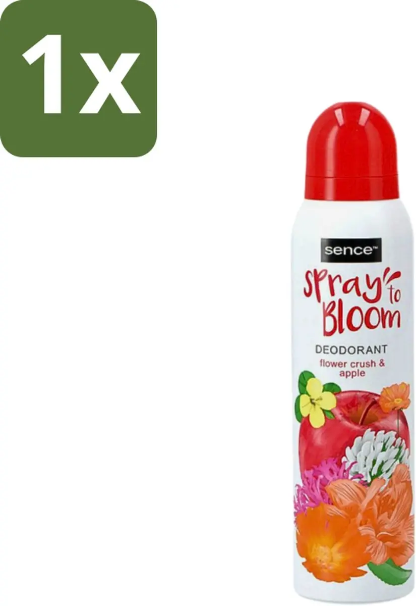 Sence Body-X Women Deodorant Spray 150ml - Fruitig/Bloemig