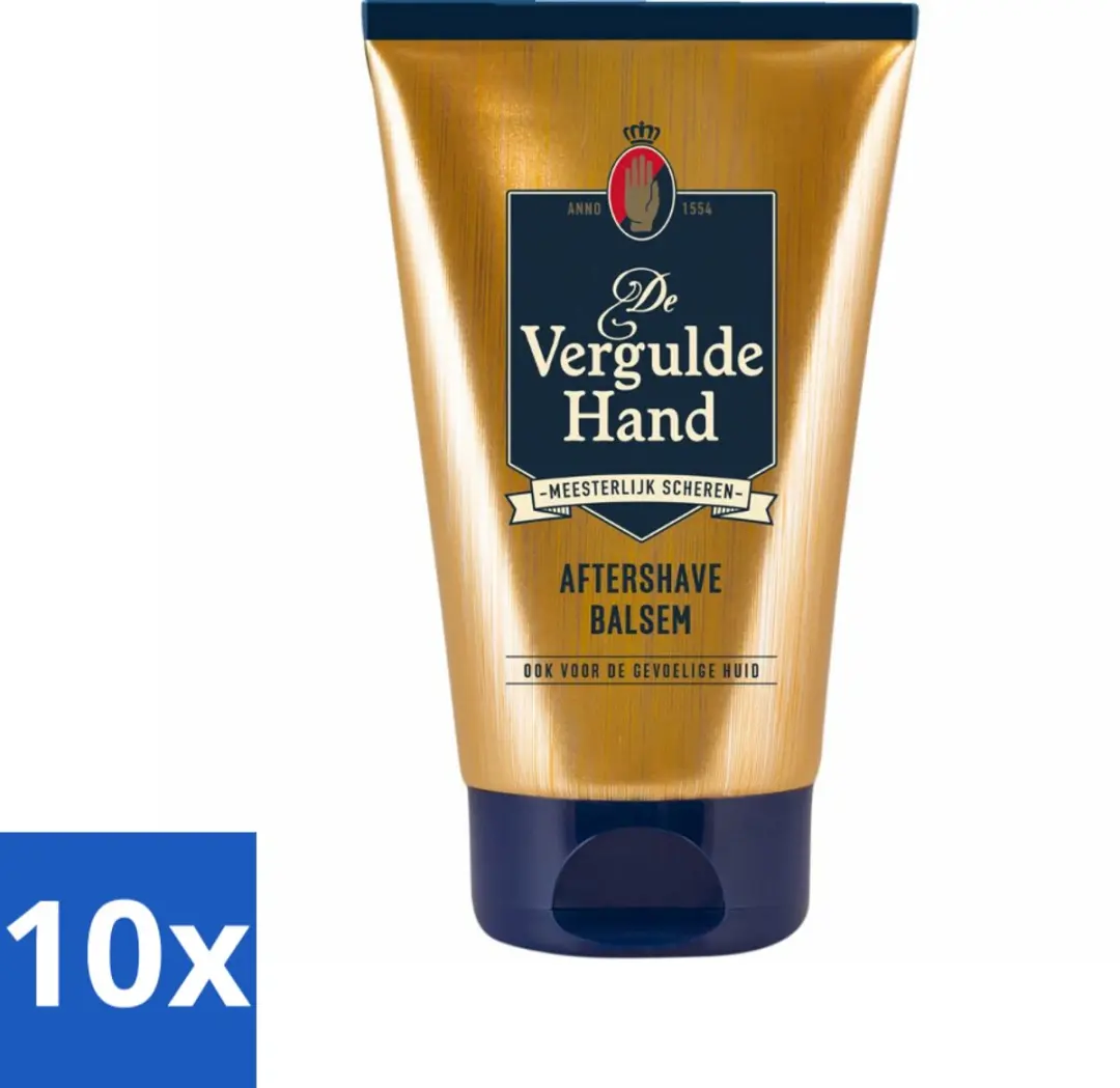 Vergulde Hand Aftershave Balsem 100ml - 10 Stuks