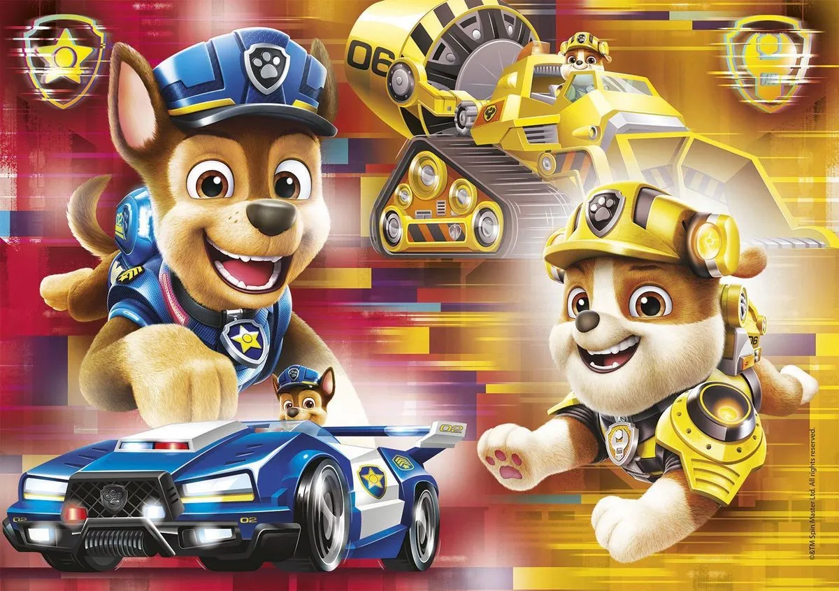 Clementoni Paw Patrol The Movie Puzzel - 2x20 Stukjes Meerkleurig