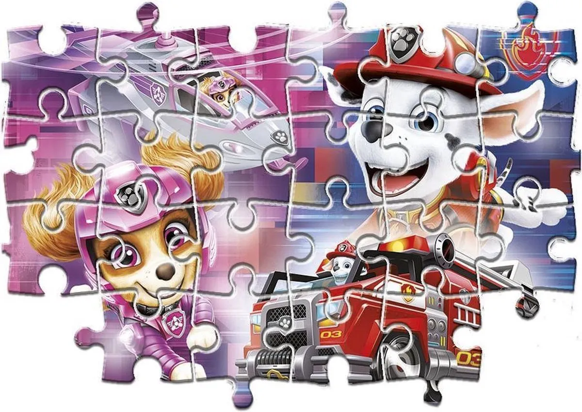 Clementoni Paw Patrol The Movie Puzzel - 2x20 Stukjes Meerkleurig