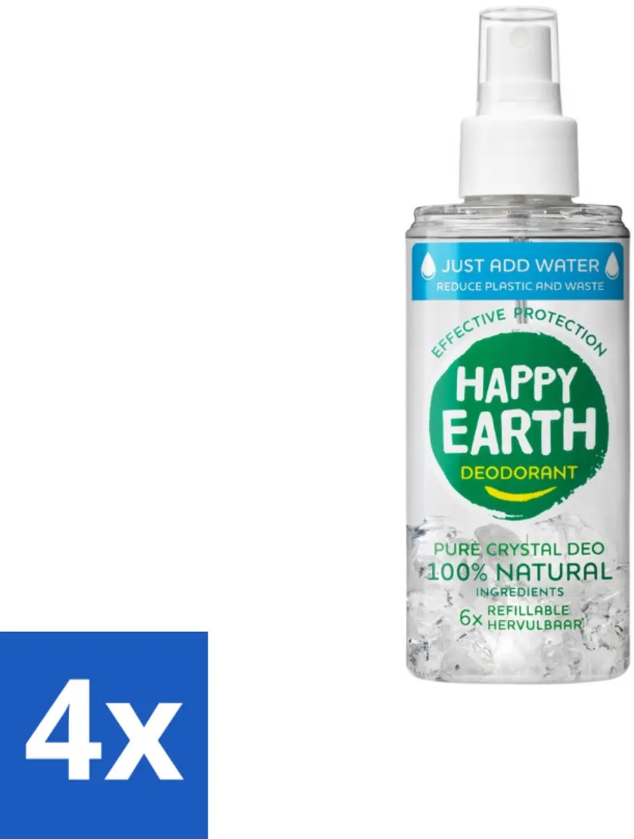 Happy Earth Just-Add-Water Deo Spray Unscented