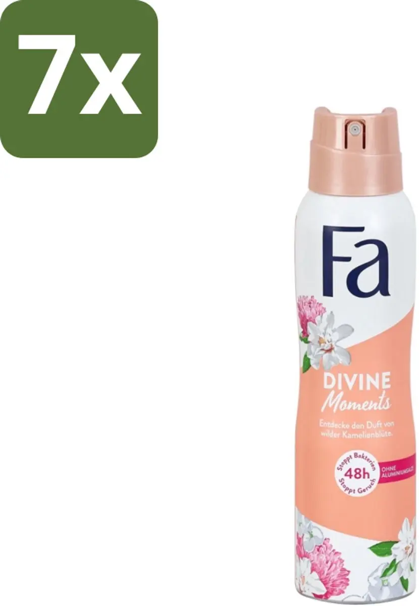 Fa Divine Moments Deodorant Spray Wilde Cameliabloesem