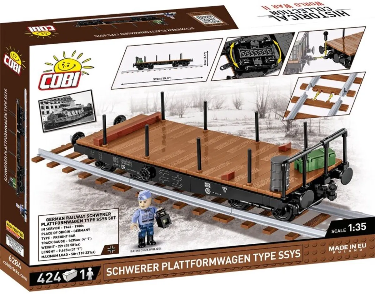 Cobi Zware Platformwagen SSYS COBI-6284 - Meerkleurig
