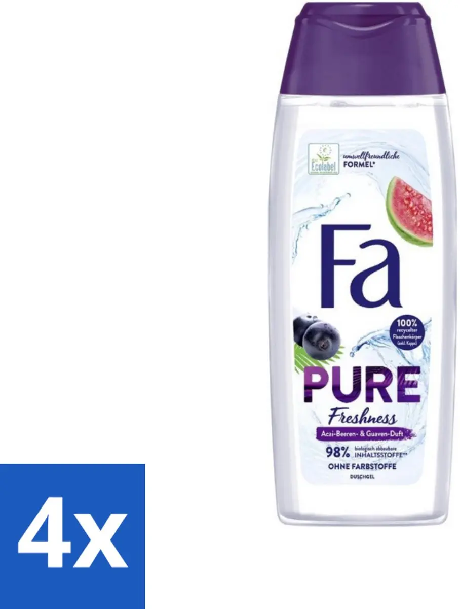 Fa Pure Freshness Douchegel Acai & Guave 1000ml