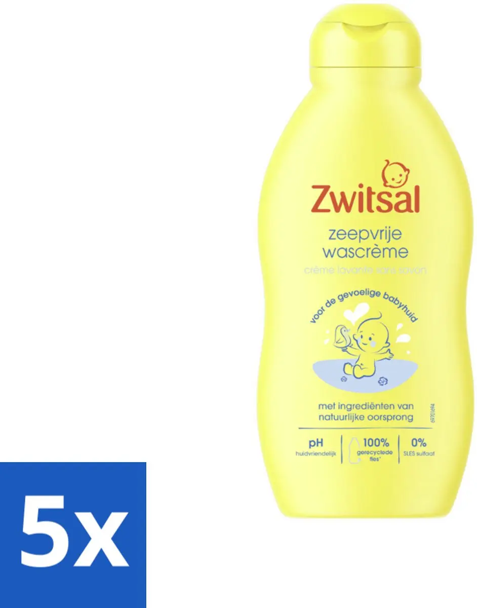 Zwitsal Zeepvrije Wascrème 200ml