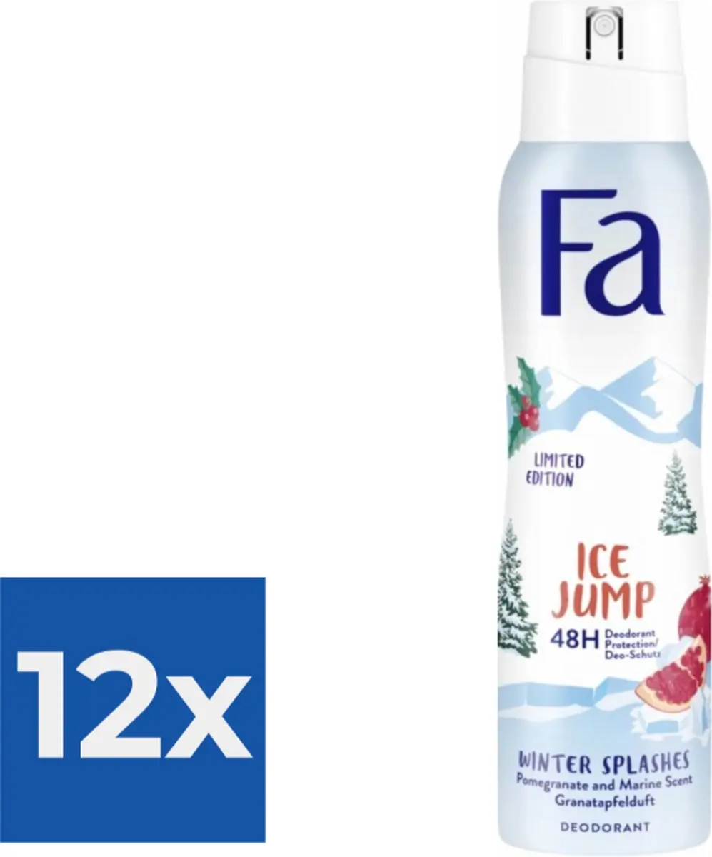 Fa Deospray Winter Splashes Ice Jump 150ml