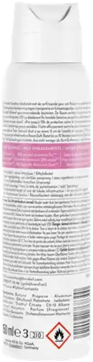 Fa Deodorant Spray Invisible Sensitive 150ml - 15 Stuks