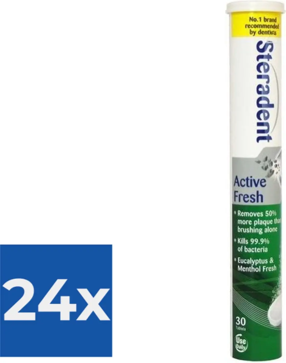 Steradent Active Fresh Reinigingstabletten