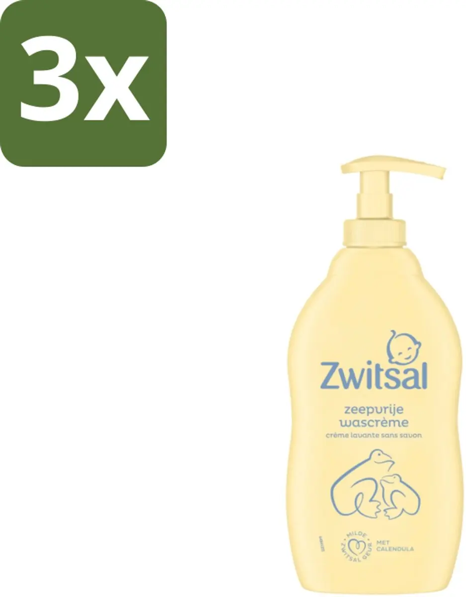 Zwitsal Zeepvrije Wascrème 400ml