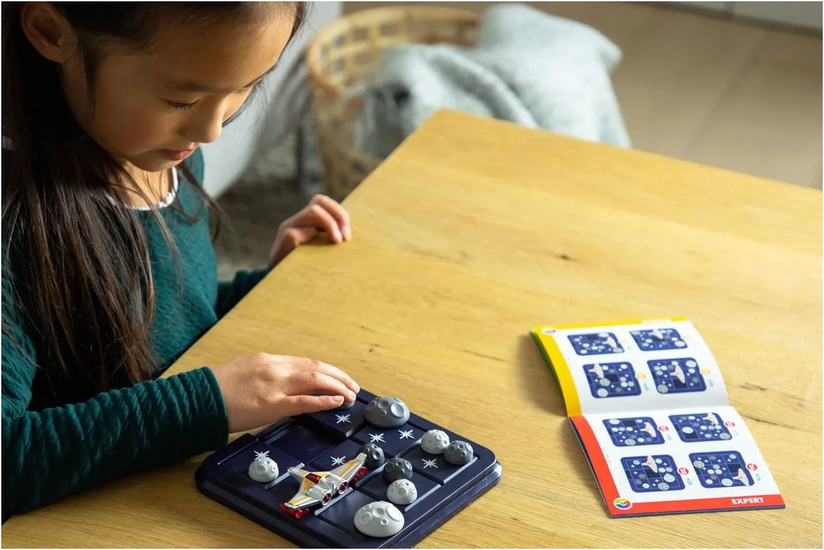 SmartGames - Asteroid Escape - 60 opdrachten vanaf 8 jaar - schuifpuzzel