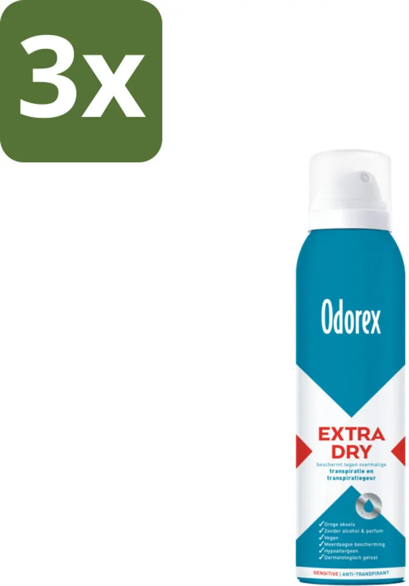 Odorex Extra Dry Sensitive Anti-transpirant Spray 450ml