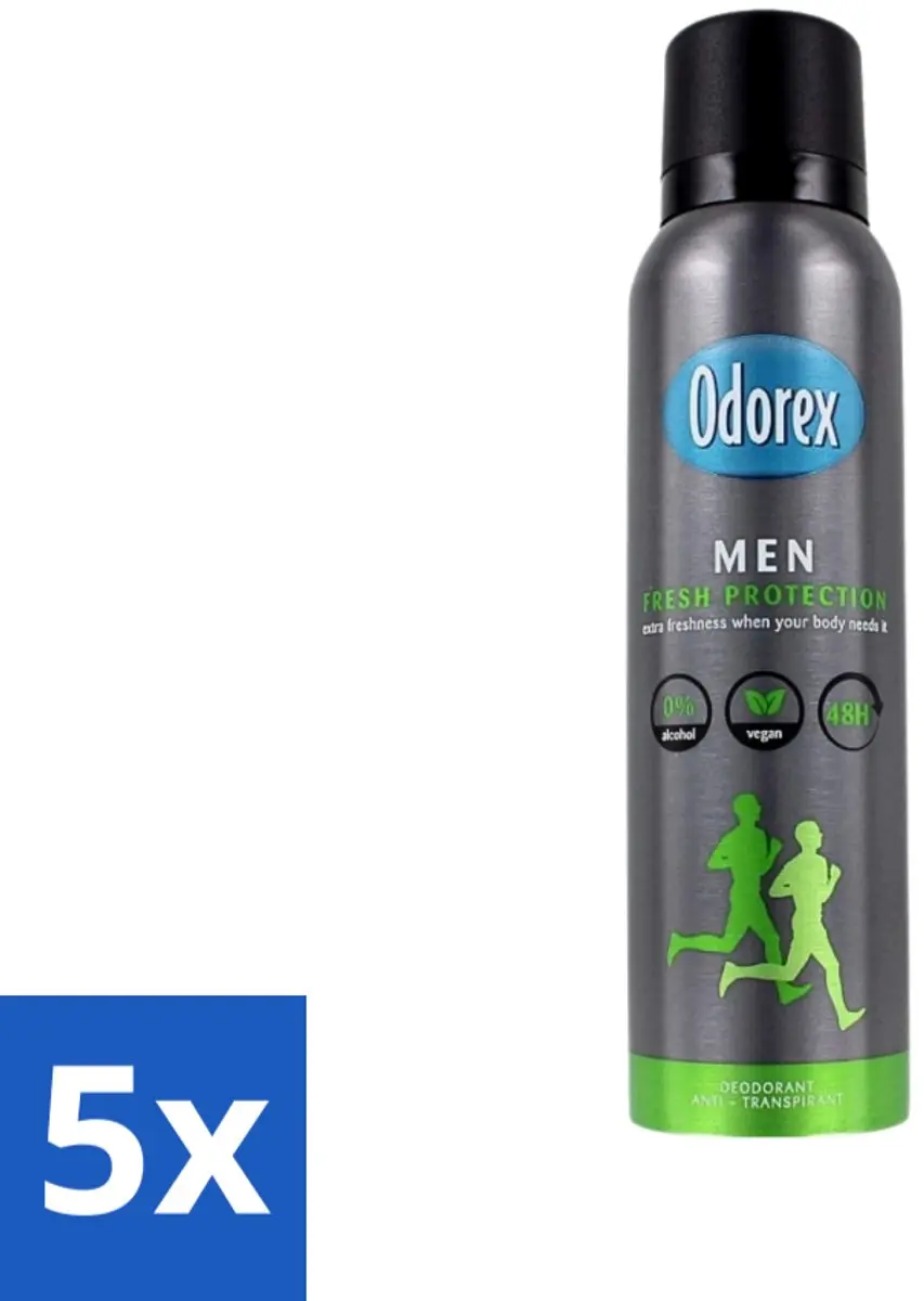 Odorex Deodorant Spray Fresh Protection 150ml - 5 Stuks