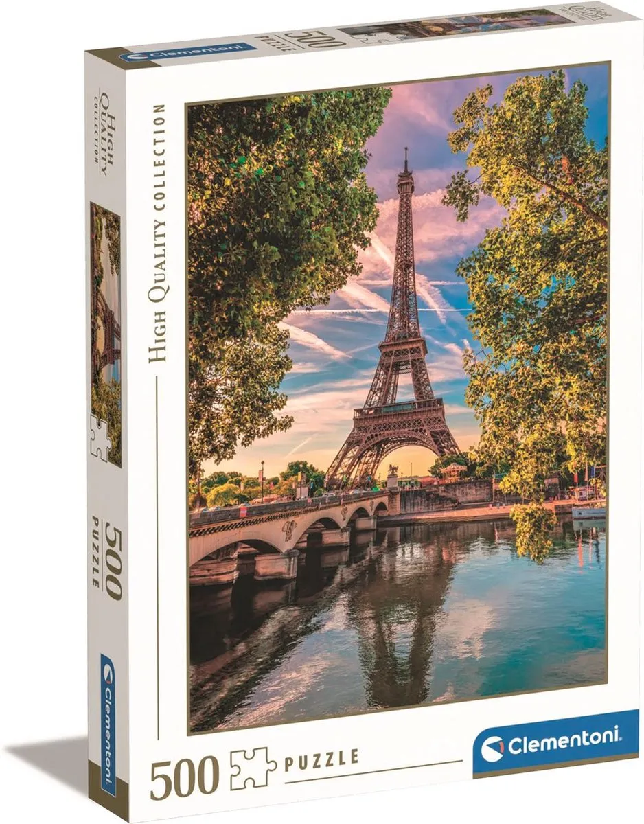 Clementoni Puzzel Langs de Seine 500 Stuks - Multikleur