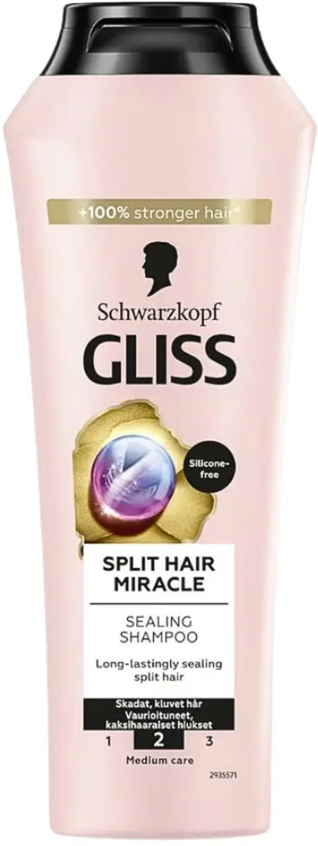 Gliss Kur Split Hair Miracle Shampoo 400ml - 7 Stuks