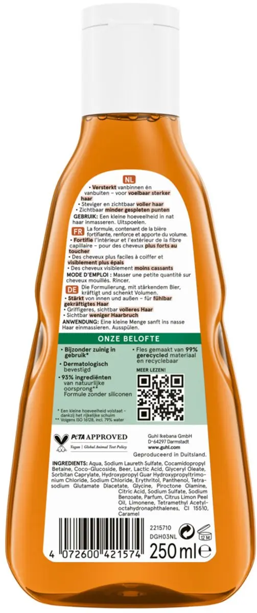 Guhl Shampoo Intensieve Stevigheid 250ml