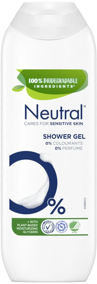 Neutral Parfumvrije Douchegel 250ml - 20 Stuks