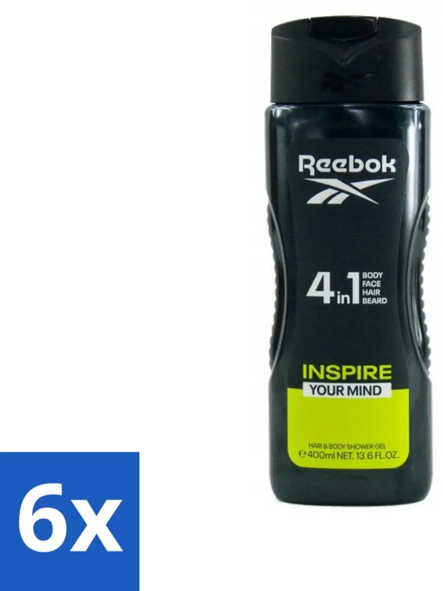 Reebok Inspire Your Mind Douchegel 4-in-1 2400ml (6x400ml)