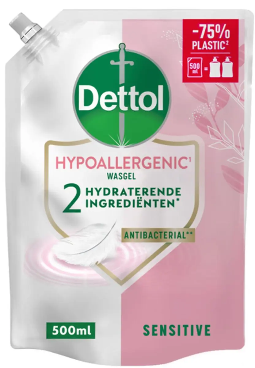 Dettol Handzeep Navulling 500ml - 24 Stuks