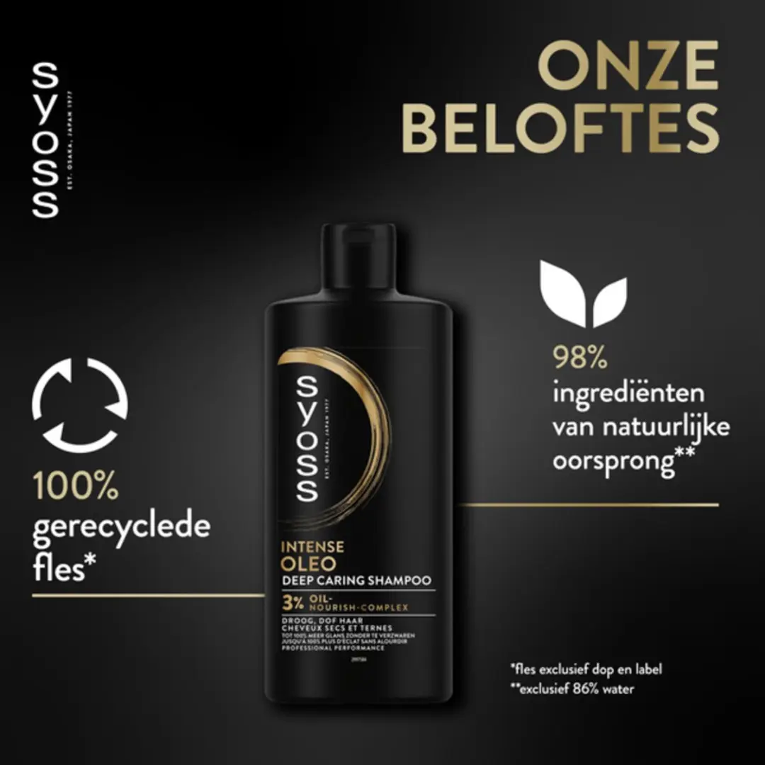 SYOSS Oleo Shampoo Langdurige Styling 440ml - 5 Stuks