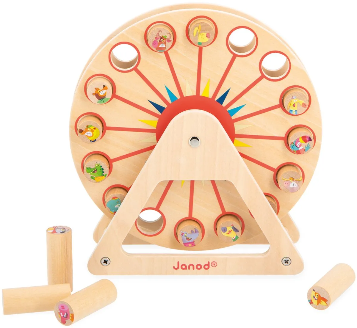 Janod Applepop 3358 Behendigheidsspel - 2 Spelers