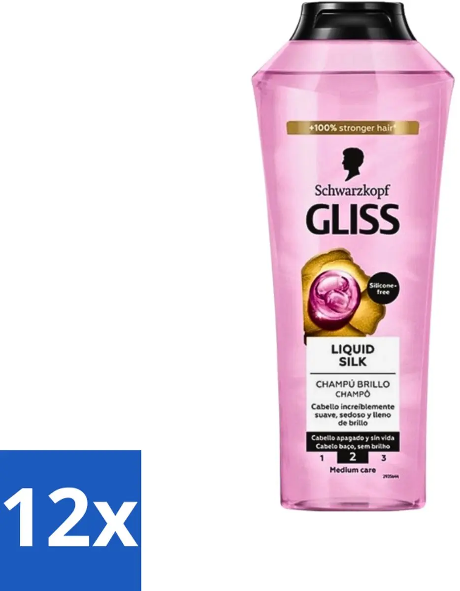 Gliss Kur Shampoo Liquid Silk 400ml