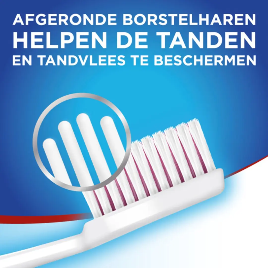 Aquafresh Clean & Flex Tandenborstel - 7 Stuks Roze