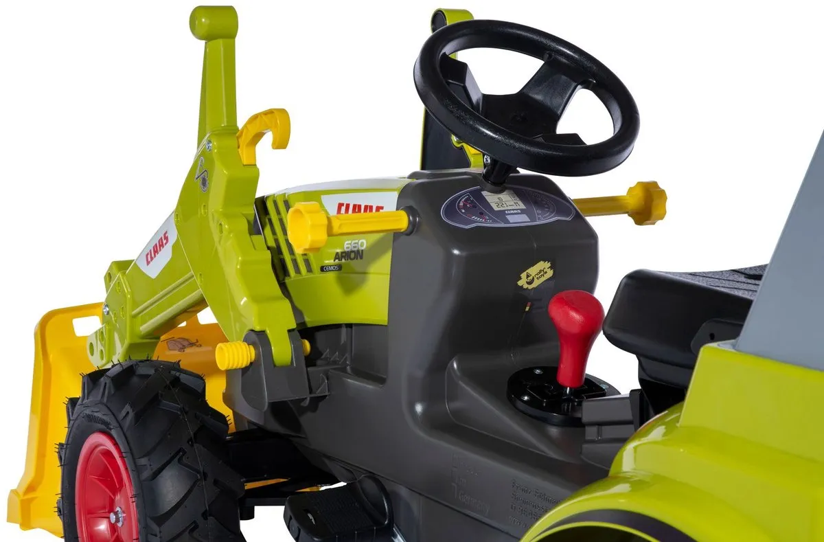 Rolly Toys Claas Arion 660 Traptractor met Voorlader - Groen
