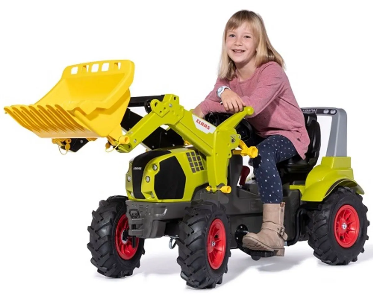 Rolly Toys Claas Arion 660 Traptractor met Voorlader - Groen