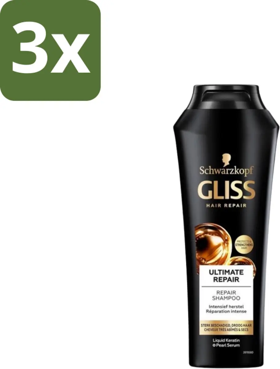 Gliss Kur Ultimate Repair Shampoo 250ml
