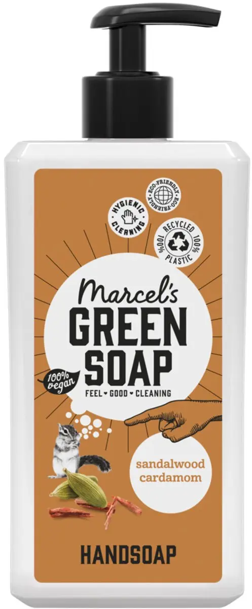 Marcel's Green Soap Handzeep Sandelhout & Kardemom 500ml - 5 Stuks