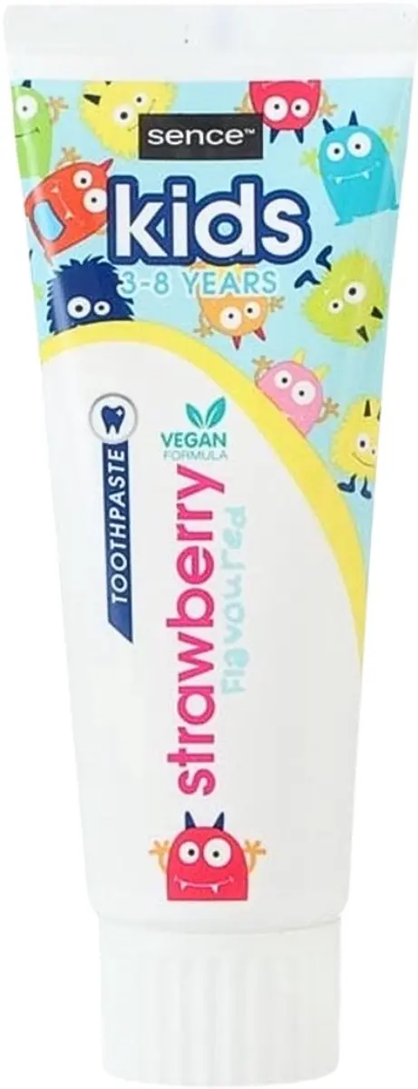 Sence Kids Tandpasta Aardbei 75ml - Vegan