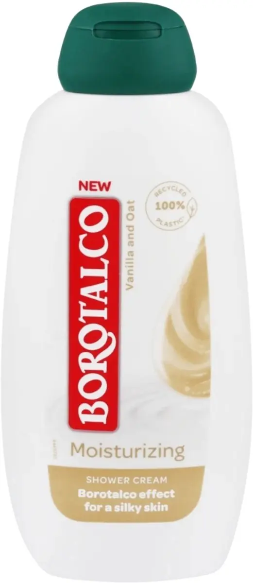 Borotalco Douchegel Moisturizing Vanilla & Oat 250ml - 4 Stuks
