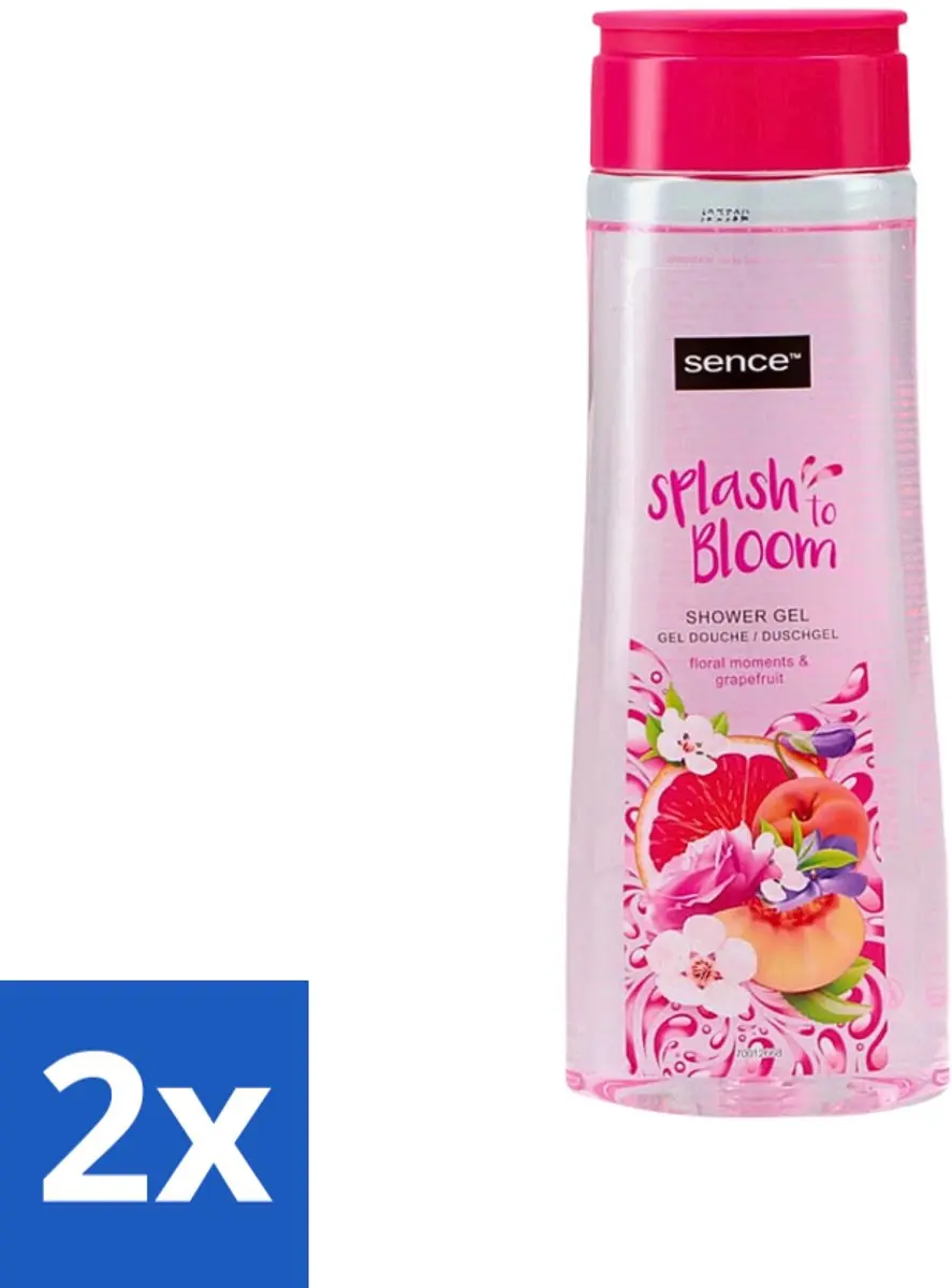 Sence Floral Moments & Grapefruit Douchegel 1000ml - 2 Stuks