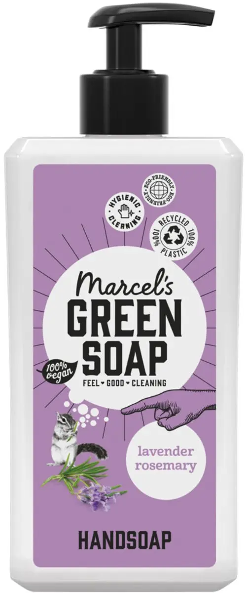 Marcel's Green Soap Handzeep Lavender & Rozemarijn 500ml - 24 Stuks