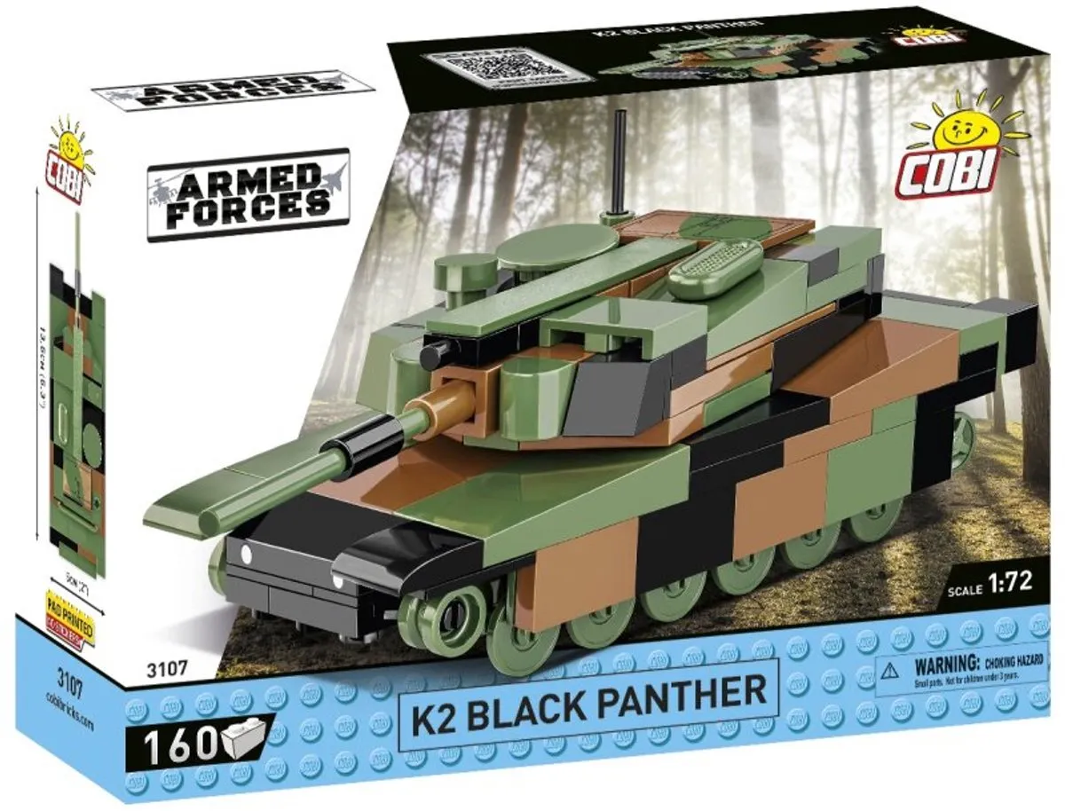 Cobi Zwarte Panter COBI-3107 - 160 Onderdelen - Meerkleurig