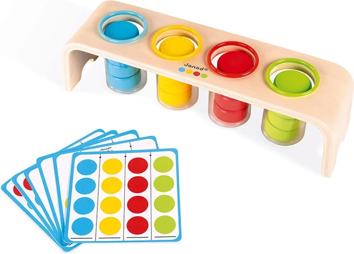 Janod Essentiel 5066 Kleuren Sorteren Spel - Multikleur