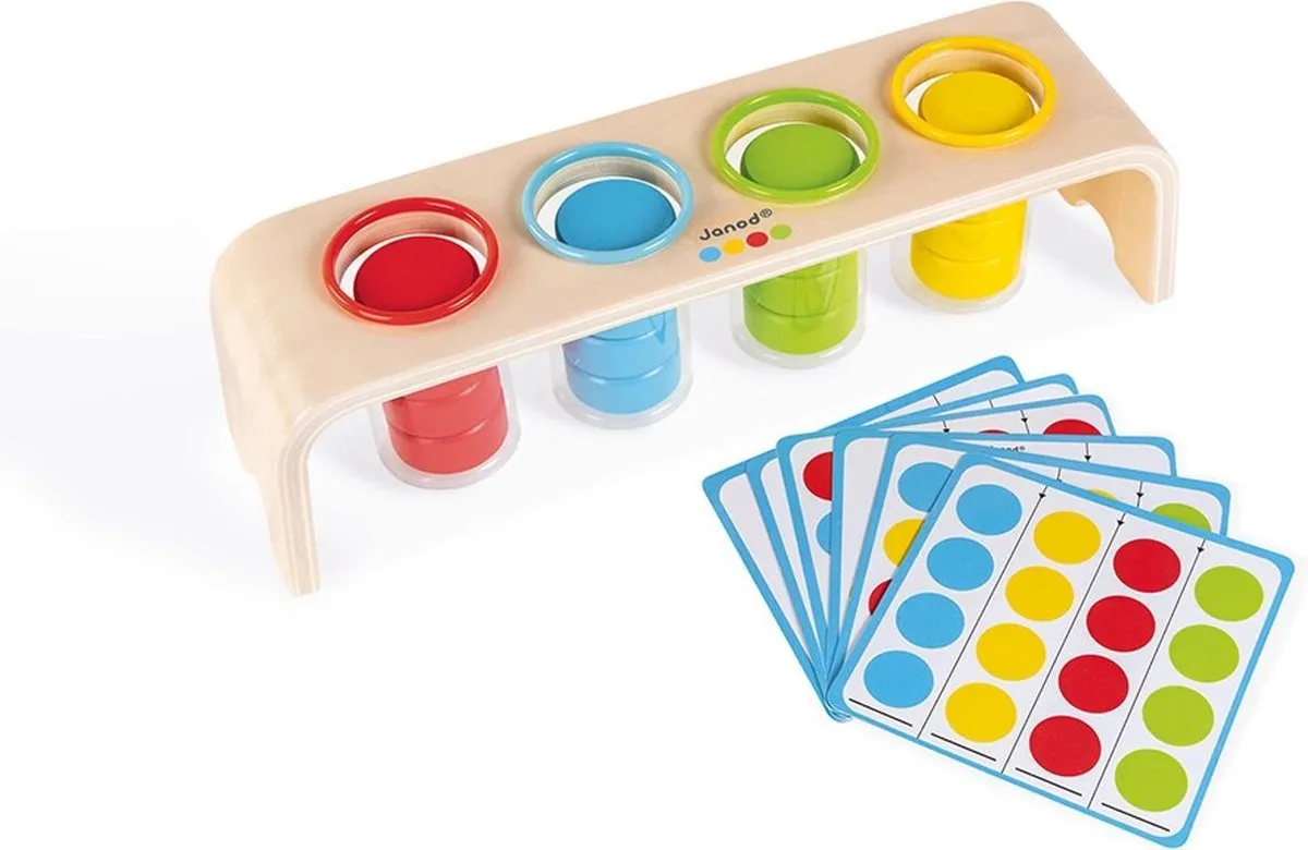 Janod Essentiel 5066 Kleuren Sorteren Spel - Multikleur - afbeelding 6 van 6