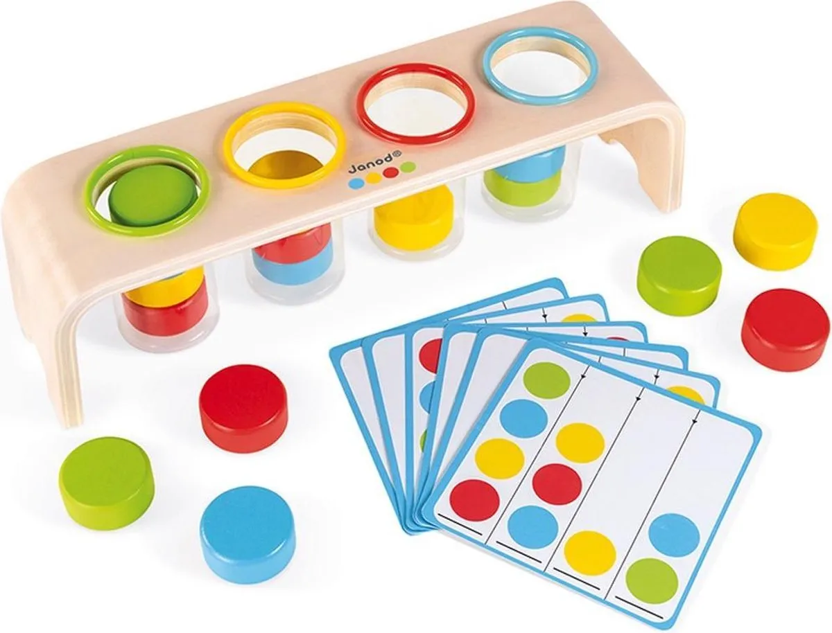 Janod Essentiel 5066 Kleuren Sorteren Spel - Multikleur