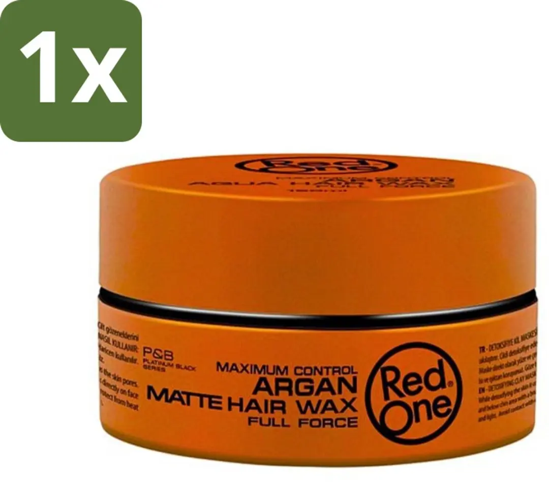 Red One Argan Matte Haarwax 150ml