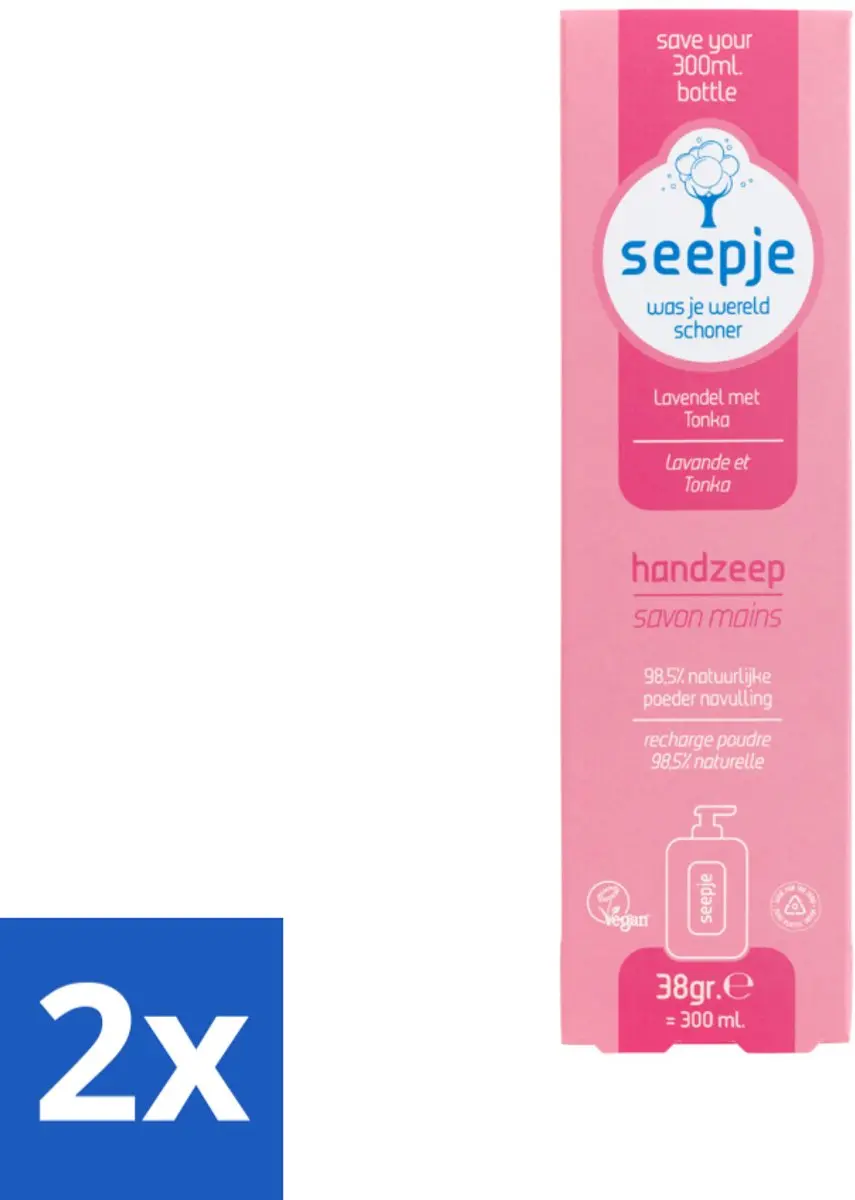 Seepje Handzeep Navulverpakking Lavendel/Tonka